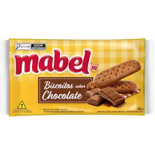 Biscoito Doce Mabel Chocolate 300g