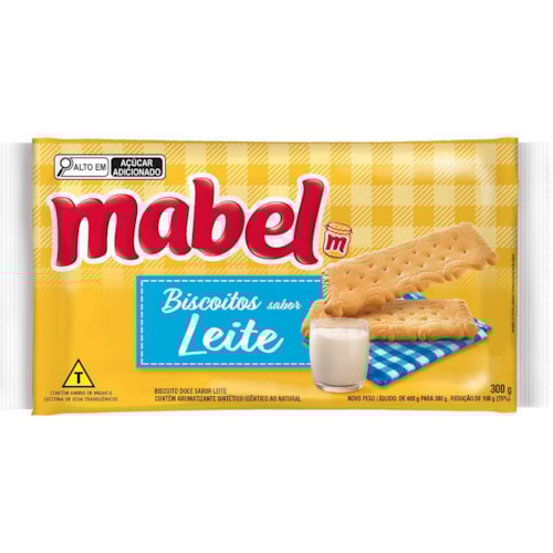 Biscoito Doce Mabel Leite 300g