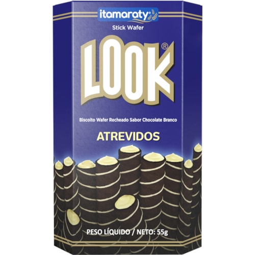 Biscoito Look Wafer Atrevidos 55g