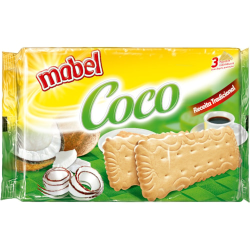 Biscoito Mabel Coco 400g - Destro