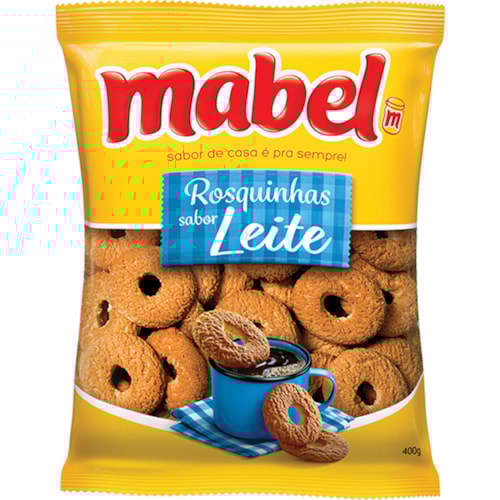 Biscoito Mabel Rosca de Leite 350g