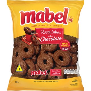 Biscoito Mabel Rosquinha Sabor Chocolate 300g