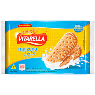 Biscoito Maizena Vitarella Leite 350g