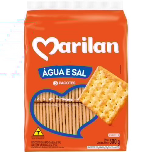 Biscoito Marilan Água e Sal 300g