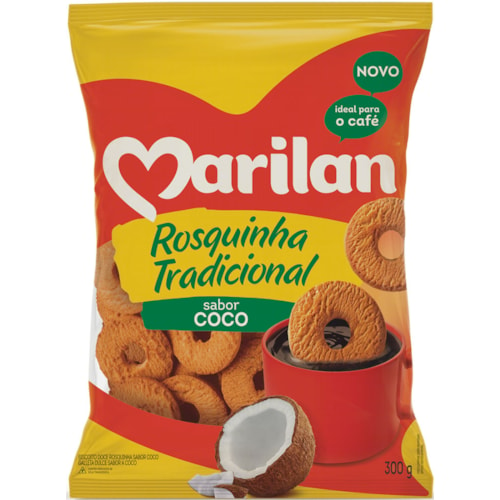 Biscoito Marilan Rosquinha Sabor Coco 300g