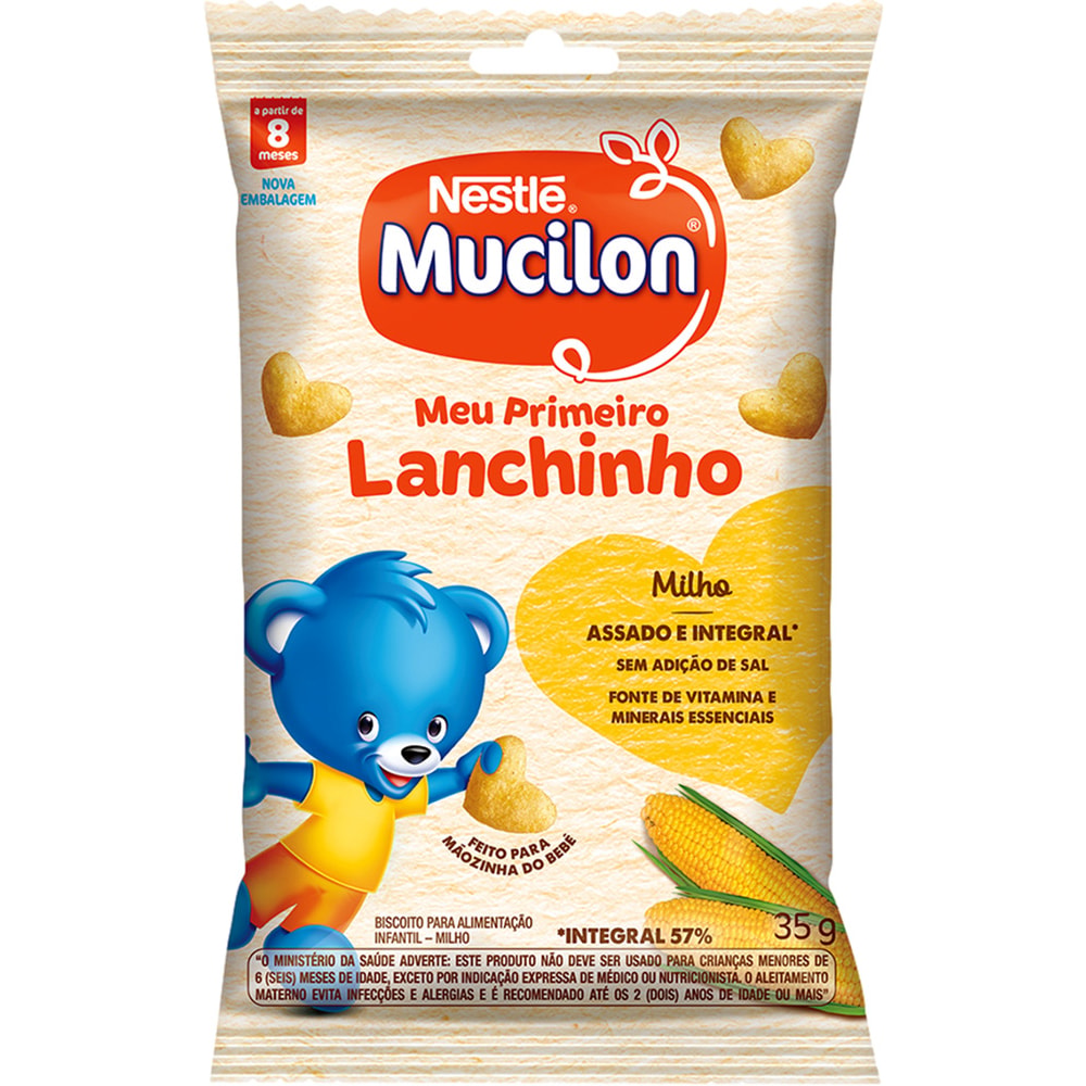 Biscoito Mucilon Meu Primeiro Lanchinho Tradicional 35g - Destro