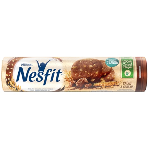 Biscoito Nesfit Cereais e Cacau 160g