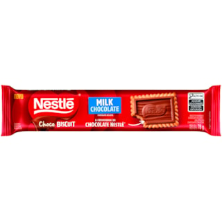 Biscoito Nestlé ChocoBiscuit Sabor Chocolate ao Leite 78g