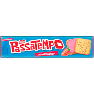 Biscoito Passatempo Recheado Morango 130g