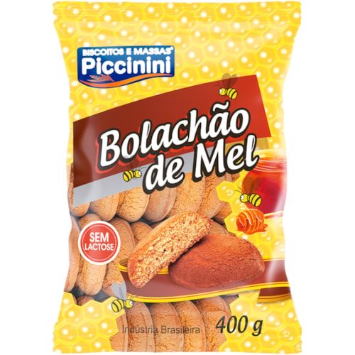 Biscoito Piccinini Bolachão de Mel 400g