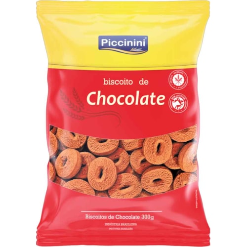 Biscoito Piccinini Rosquinha Sabor Chocolate 300g