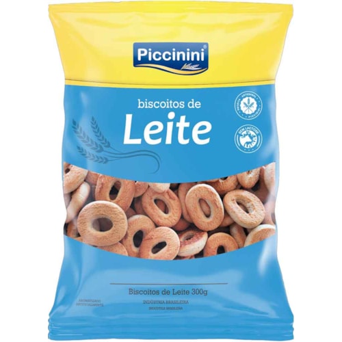 Biscoito Piccinini Rosquinha Sabor Leite 300g Destro 