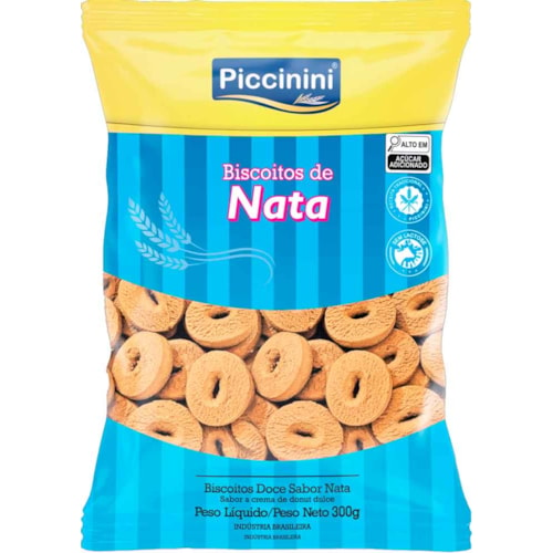 Biscoito Piccinini Rosquinha Sabor Nata 300g