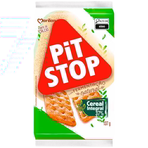 Biscoito Pit Stop Marilan Integral 137g