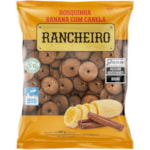 Biscoito Rancheiro Rosquinha Sabor Banana Com Canela 300g