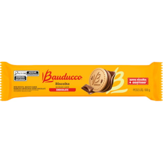 Biscoito Recheado Bauducco Chocolate 108g