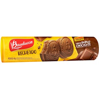 Biscoito Recheado Bauducco Duplo Chocolate 140g