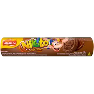 Biscoito Recheado Nikito Chocolate 120g