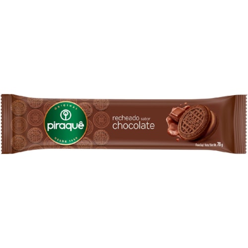 Biscoito Bauducco Recheado Sabor Duplo Chocolate 65g - Pague Menos