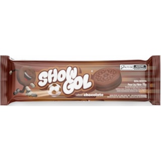 Biscoito Recheado Show Gol Sabor Chocolate 76g