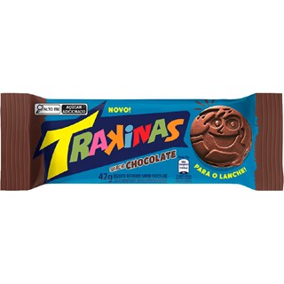 Biscoito Recheado Trakinas Chocolate 42g