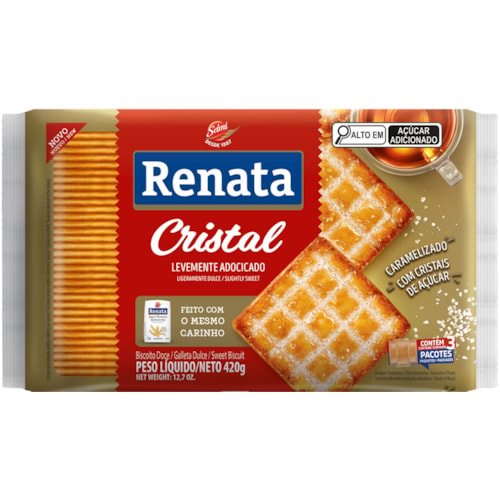 Biscoito Renata Cristal Laminado 420g