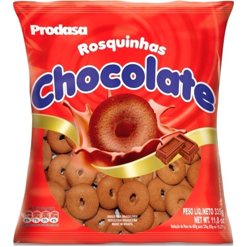 Biscoito Rosquinha Prodasa Chocolate 335g