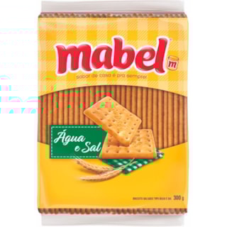 Biscoito Salgado Mabel Água e Sal 300g