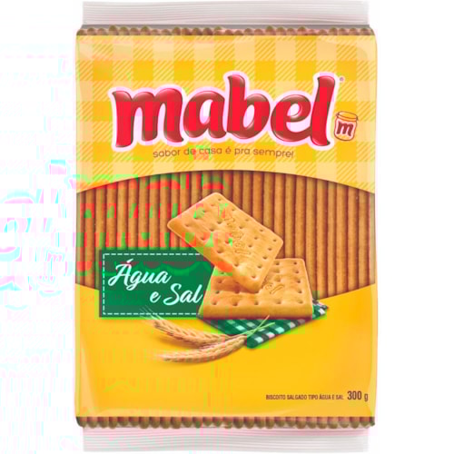 Biscoito Salgado Mabel Água e Sal 300g