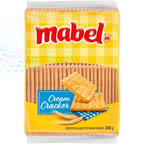 Biscoito Salgado Mabel Cream Cracker 300g