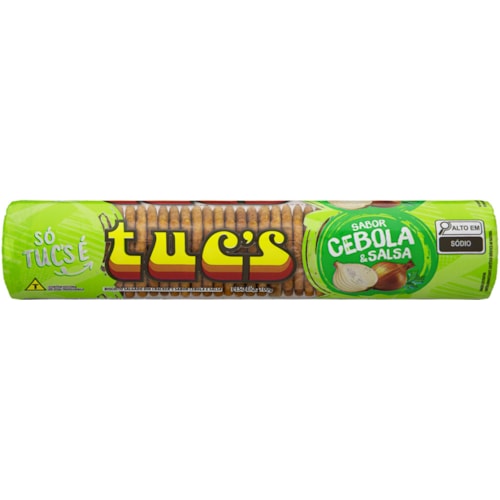 Biscoito Salgado Tucs Sabor Cebola Salsa 100g