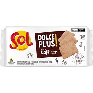 Biscoito Sol Dolce Plus! Sabor Café 360g