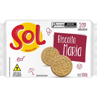Biscoito Sol Maria 350g