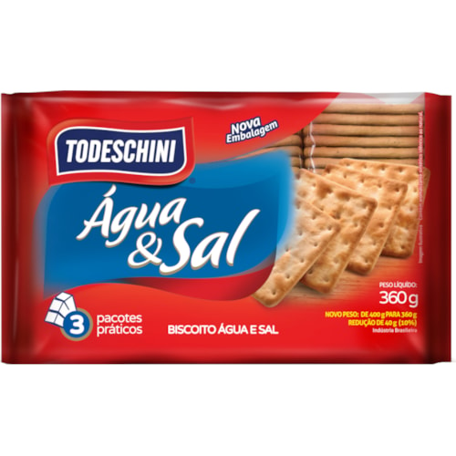 Biscoito Todeschini Água e Sal 360g