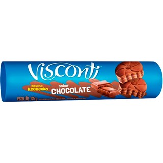 Biscoito Visconti Recheado Chocolate 125g