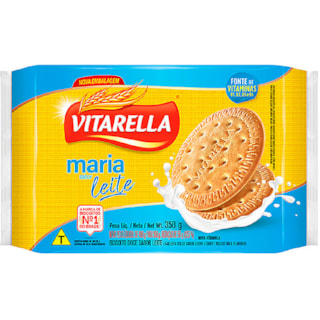 Biscoito Vitarella Maria Leite 350g