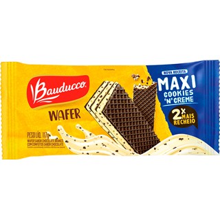 Biscoito Wafer Bauducco Maxi Cookies&Cream 117g