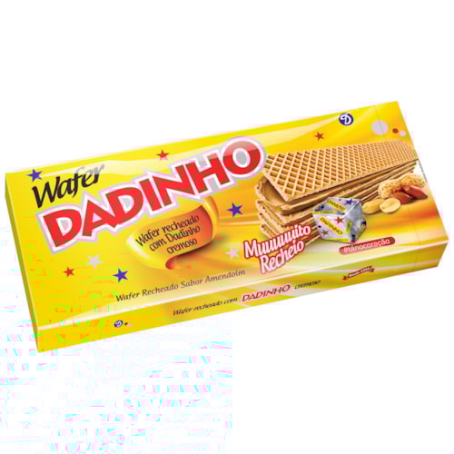 Biscoito Wafer Dadinho Cremoso Amendoim 130g