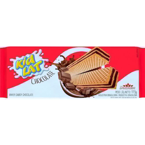 Biscoito Wafer Kidlat Chocolate 115g
