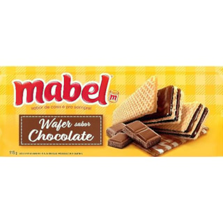 Biscoito Wafer Mabel Chocolate 115g