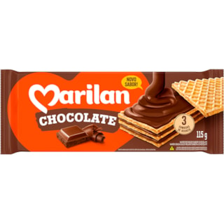 Biscoito Wafer Marilan Chocolate 115g