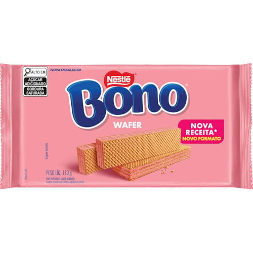 Biscoito Wafer Nestlé Sabor Morango 110g