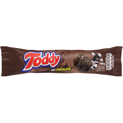 Biscoitos Toddy Recheados Toddy Chocolate 100g