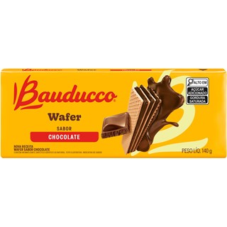 Biscoitos Wafers Bauducco 140g Chocolate