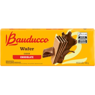 Biscoitos Wafers Bauducco 140g Chocolate