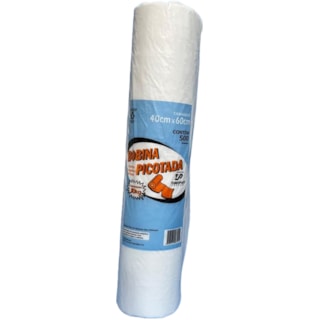 Bobina de Plástico Picotada Tubespack Rolo 10Kg 500Un