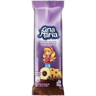 Bolinho Ana Maria Com Gotas de Chocolate 35g