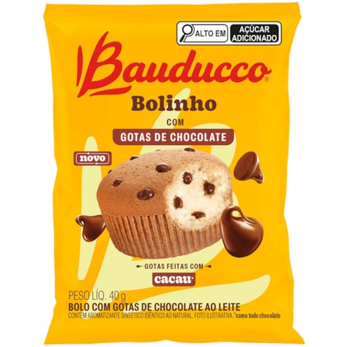 Bolinho Bauducco Gotas de Chocolate 40g