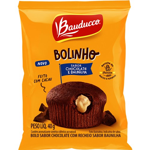 Bolinho sabor Baunilha e Chocolate Bauducco 40g