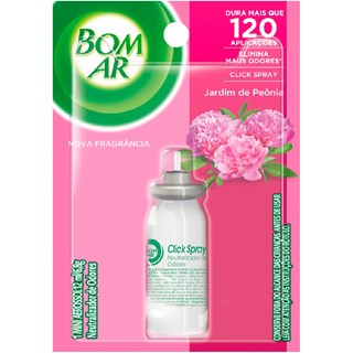 Bom Ar Air Wick Click Spray Jardim de Peônia Refil 12ml